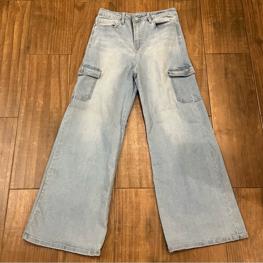Wide leg skater jeans